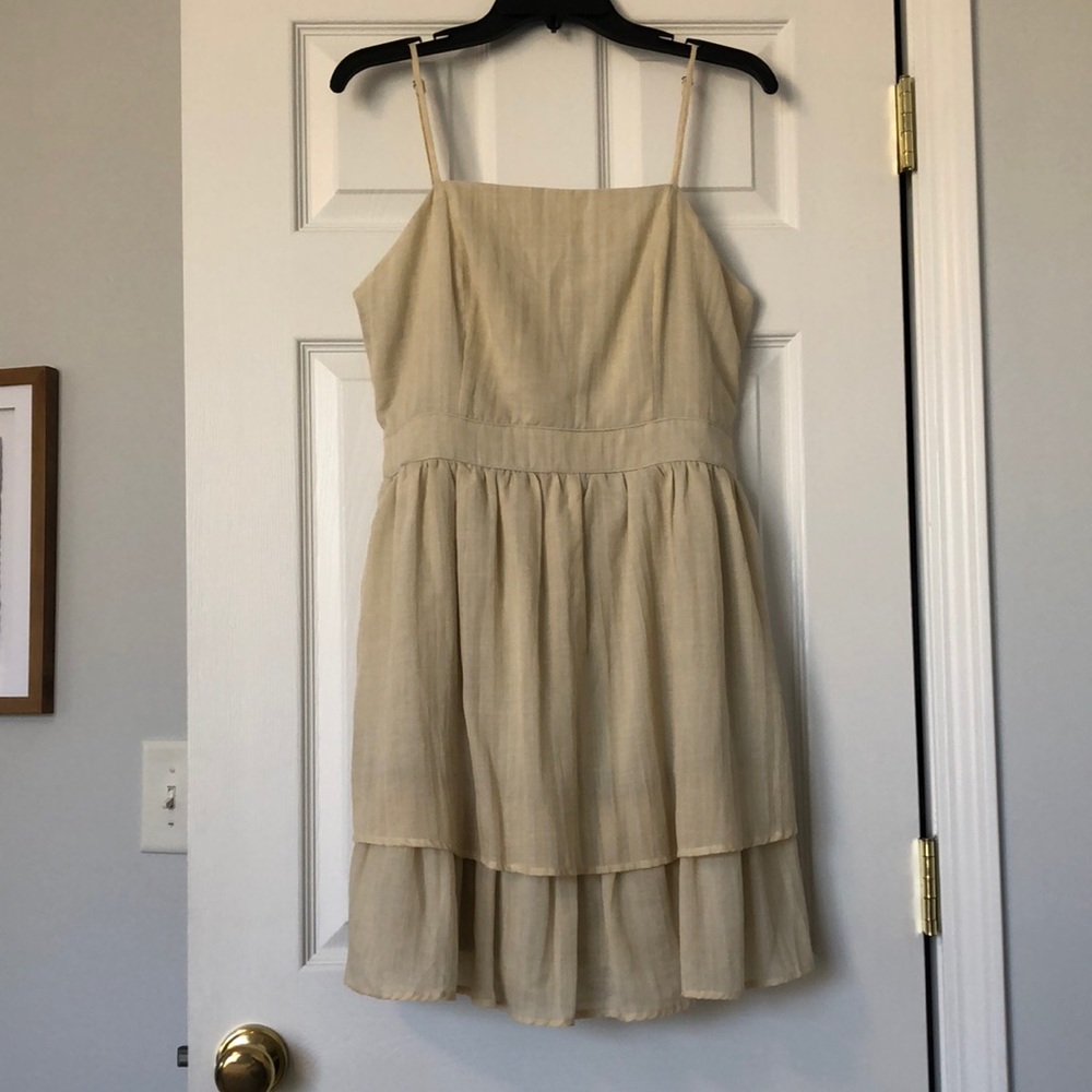 Altar’d State Yellow Striped Dress